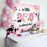 Aperturee - Aperturee Sweet Boos Lovely Halloween Baby Shower Backdrop